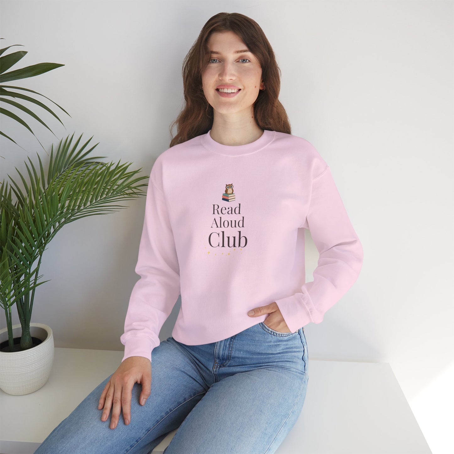 Read Aloud Club Sweatshirt | Cozy Book Lover Crewneck for Readers, Teachers & Storytime Enthusiasts