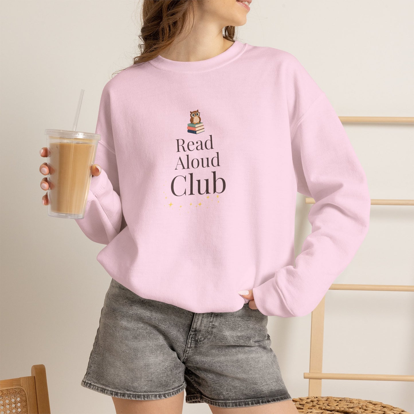 Read Aloud Club Sweatshirt | Cozy Book Lover Crewneck for Readers, Teachers & Storytime Enthusiasts