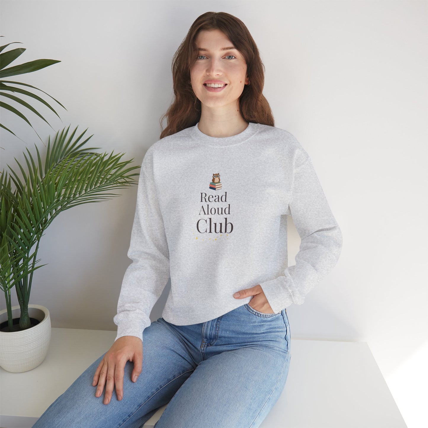 Read Aloud Club Sweatshirt | Cozy Book Lover Crewneck for Readers, Teachers & Storytime Enthusiasts