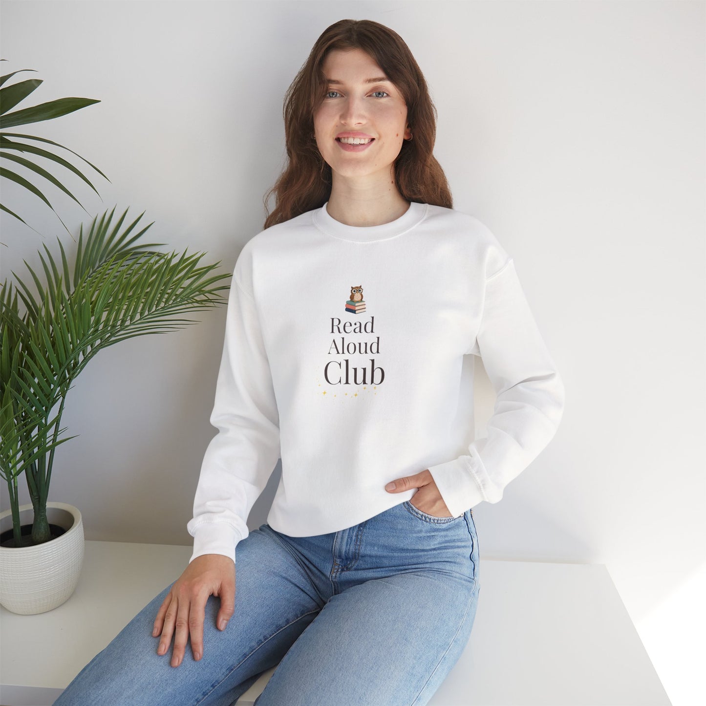 Read Aloud Club Sweatshirt | Cozy Book Lover Crewneck for Readers, Teachers & Storytime Enthusiasts