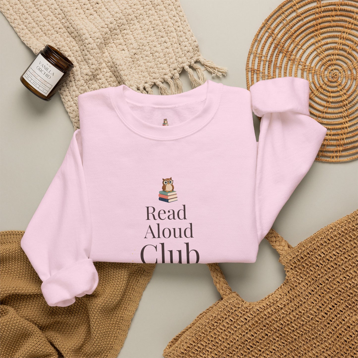 Read Aloud Club Sweatshirt | Cozy Book Lover Crewneck for Readers, Teachers & Storytime Enthusiasts