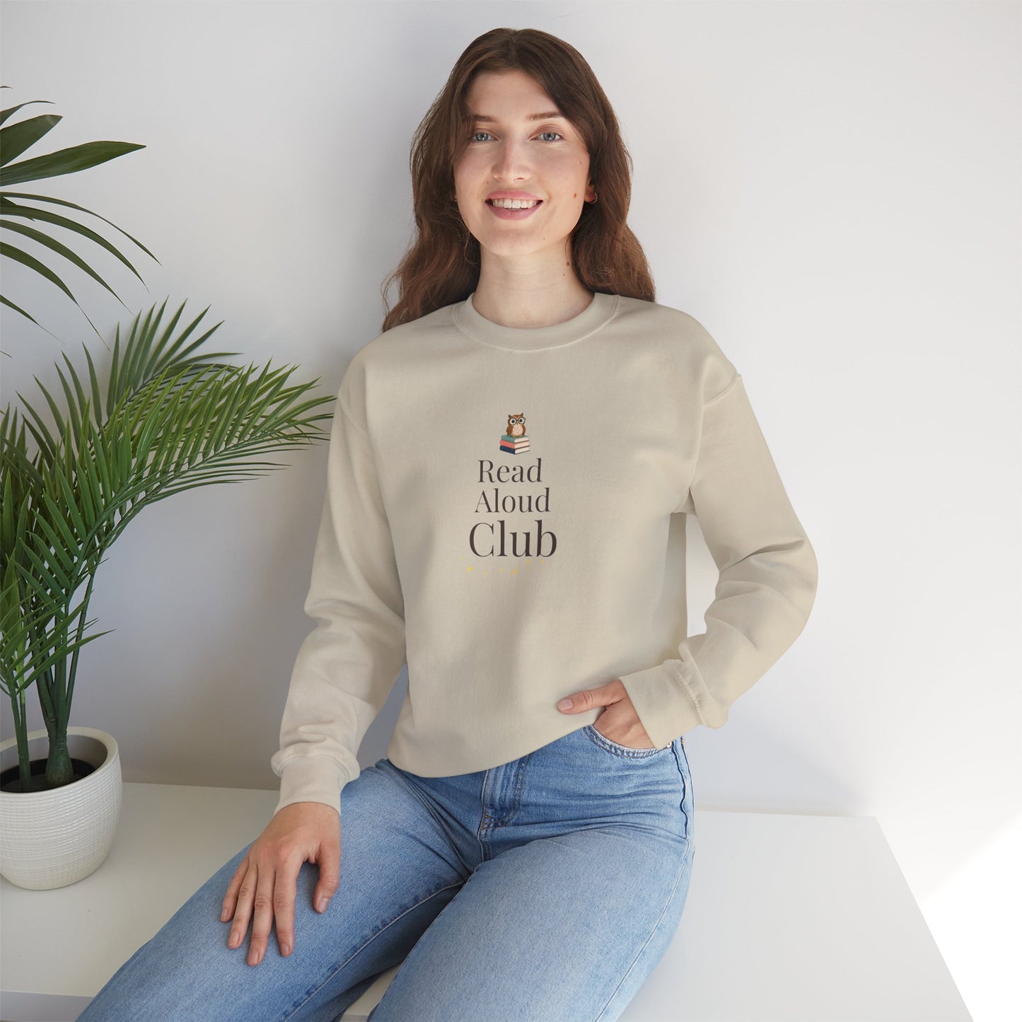 Read Aloud Club Sweatshirt | Cozy Book Lover Crewneck for Readers, Teachers & Storytime Enthusiasts