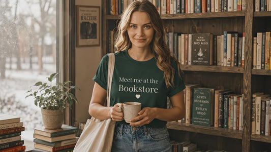Meet Me at the Bookstore Bella+Canvas Book Lover T-Shirt