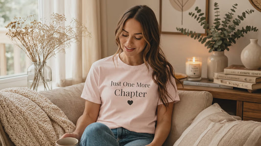 Just One More Chapter Book Lover T-Shirt | Bella+Canvas Tee
